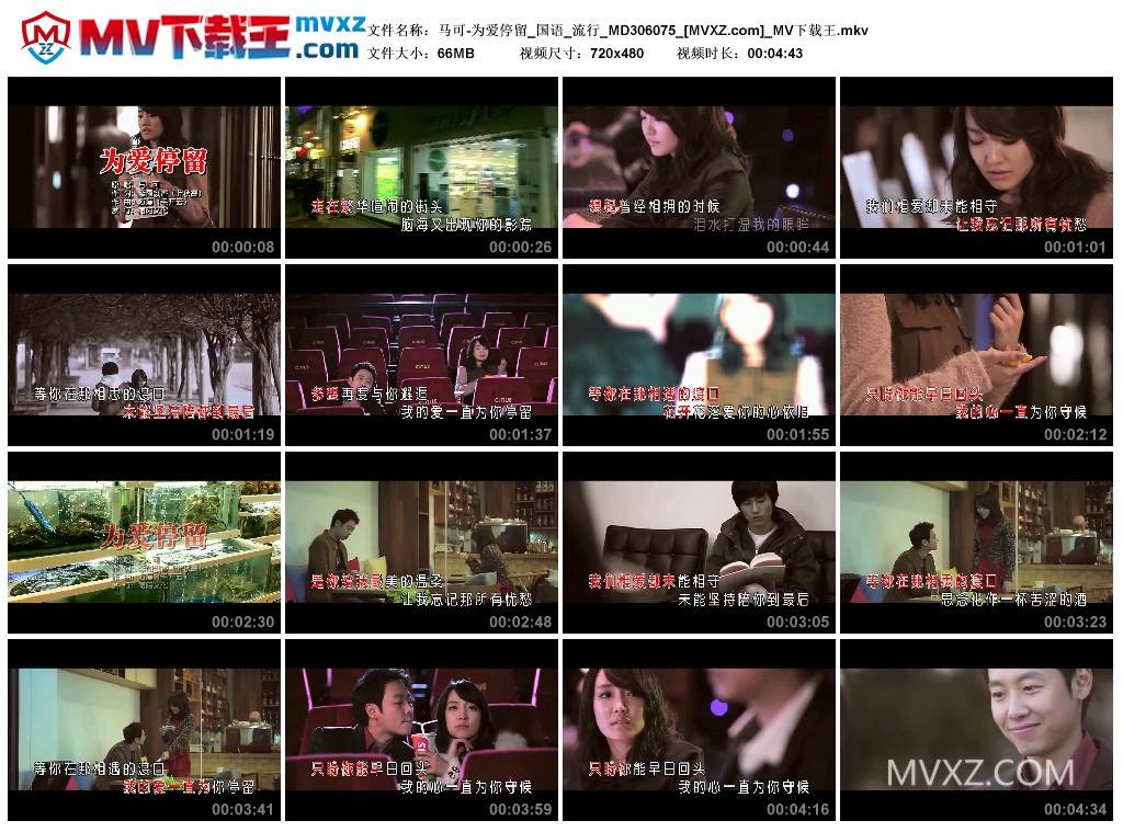 马可-为爱停留_国语_流行_MD306075